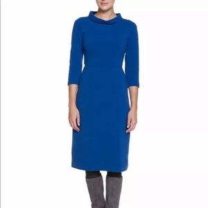 Boden Blue Zoe Ribbed Dress sz US 8L UK 12 L